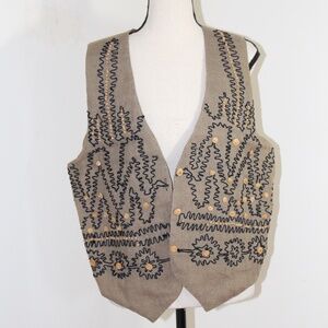 Vintage Same Game Different  Name  SGDN , beaded vest